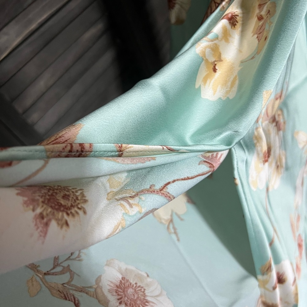 A New Day Mint Floral Midi Dress - Picture 6 of 8